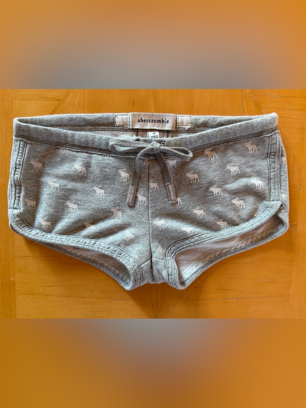 Y2K Abercrombie Moose Mini Shortie Shorts Lowrise Nostalgic Retro Melville Style